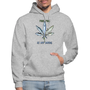 Tug Drug Heavy Blend Hoodie - heather gray
