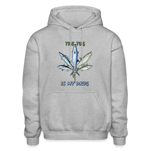 Tug Drug Heavy Blend Hoodie - heather gray