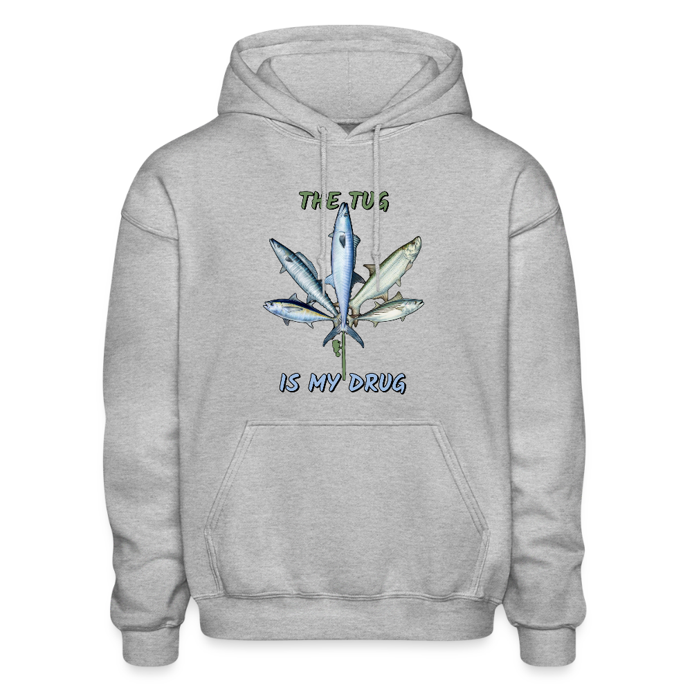 Tug Drug Heavy Blend Hoodie - heather gray