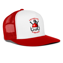 Load image into Gallery viewer, VF Bobber Cap - white/red